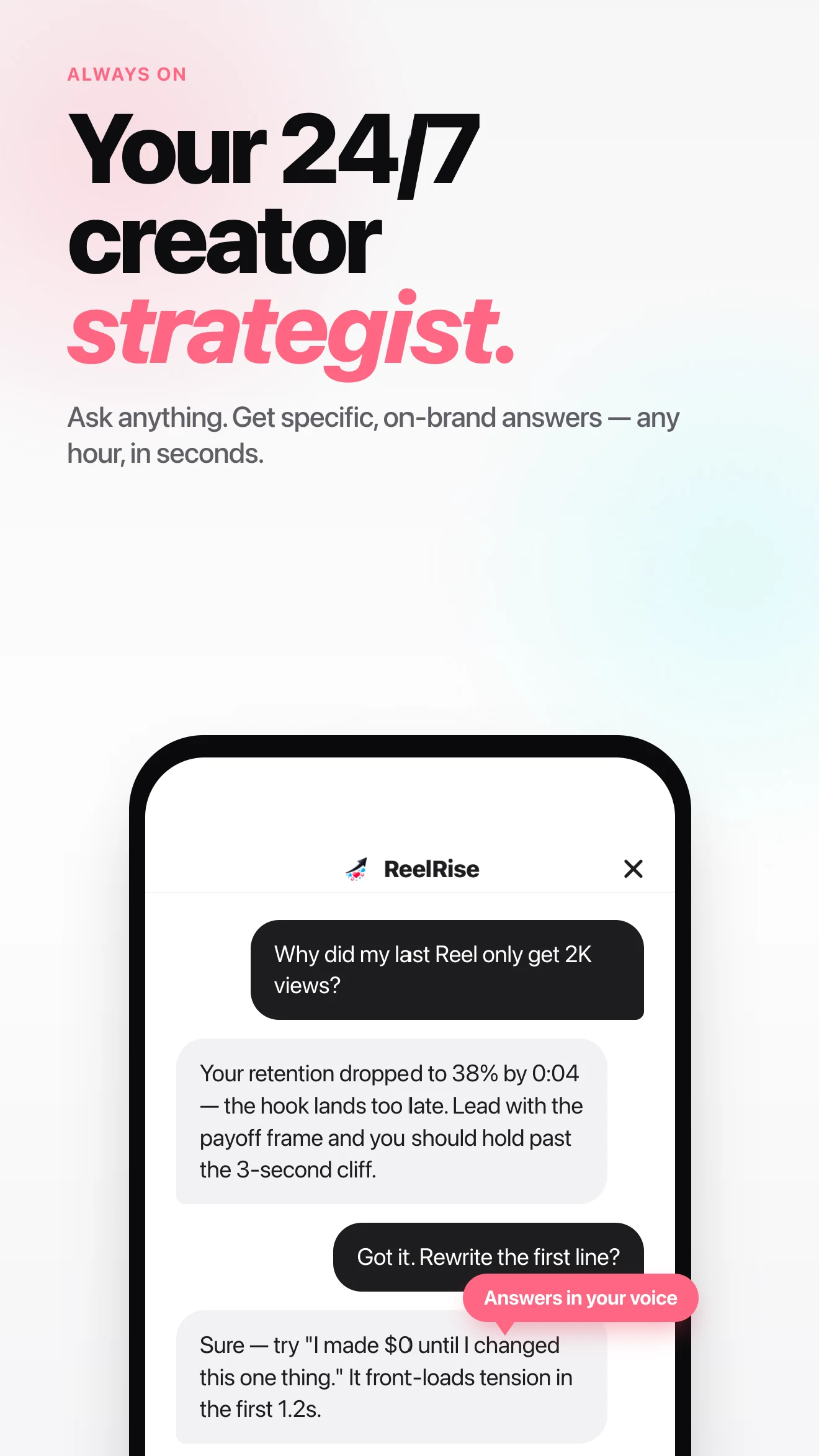ReelRise: AI to Go Viral screenshot